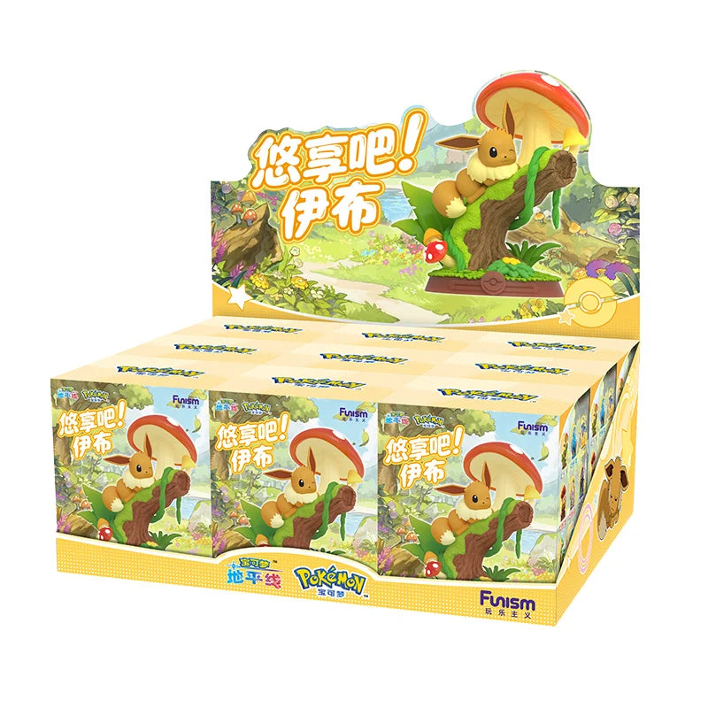 Anime Pokémon Funism Official Enjoy Eevee Series Blind Box Vol 3 Adorable Toy Figurine Decorative Figures Great Surprise Gift