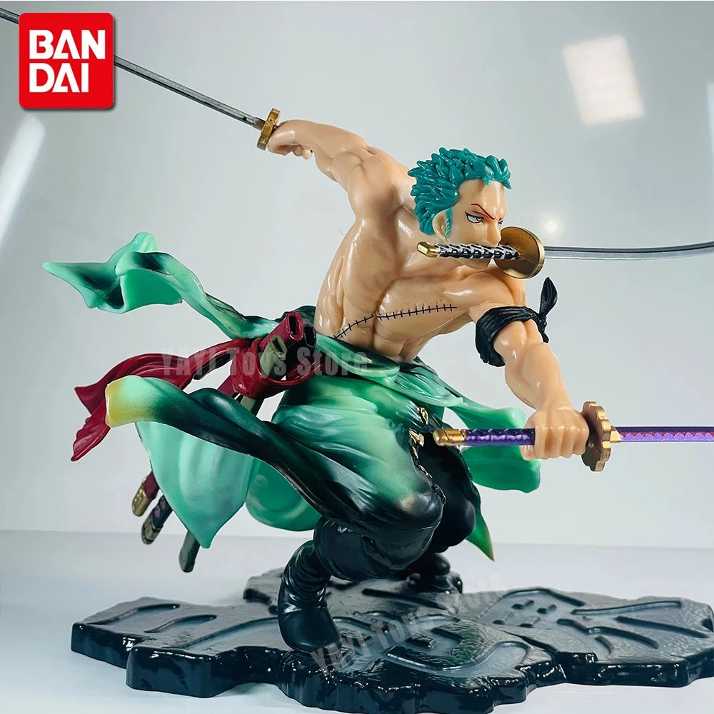 Hot New One Piece Anime Figure Roronoa Zoro Three-blade Sa-maximum Manga Anime Statue Action Figure Collection Model