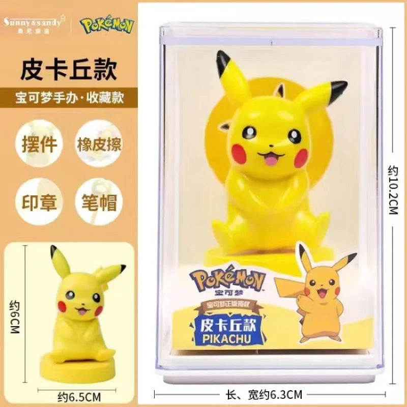 Pokemon Figures Set Toys Pikachu Full Set Official Doll Blind Box Squirtle Pokémon