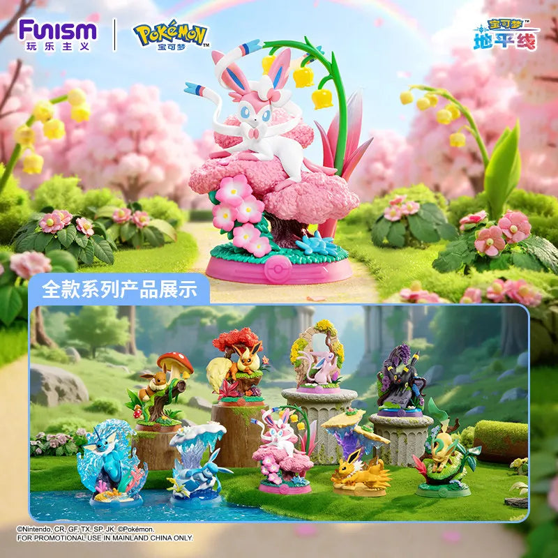 Funism Official Pokémon Eeveelution 3rd Blind Box Collectible Figure Desktop Decor Anime Peripheral Toy For Pokémon Fans