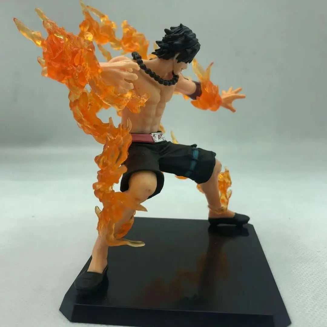 One Piece Portgas D Ace Battle Fire Action Figures Toys Japan Anime Collectible Figurines PVC Model Toy for Anime Lover Figurine