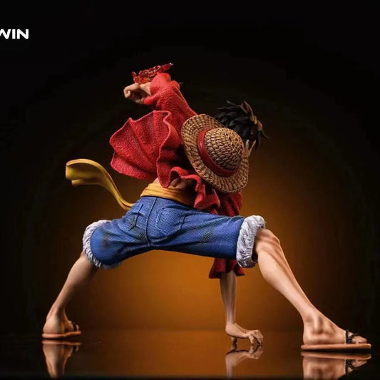 18cm/7in One Piece Monkey D. Luffy Figures Battle Style Action Figures Anime Collection PVC Desktop Decoration Model Doll Toys