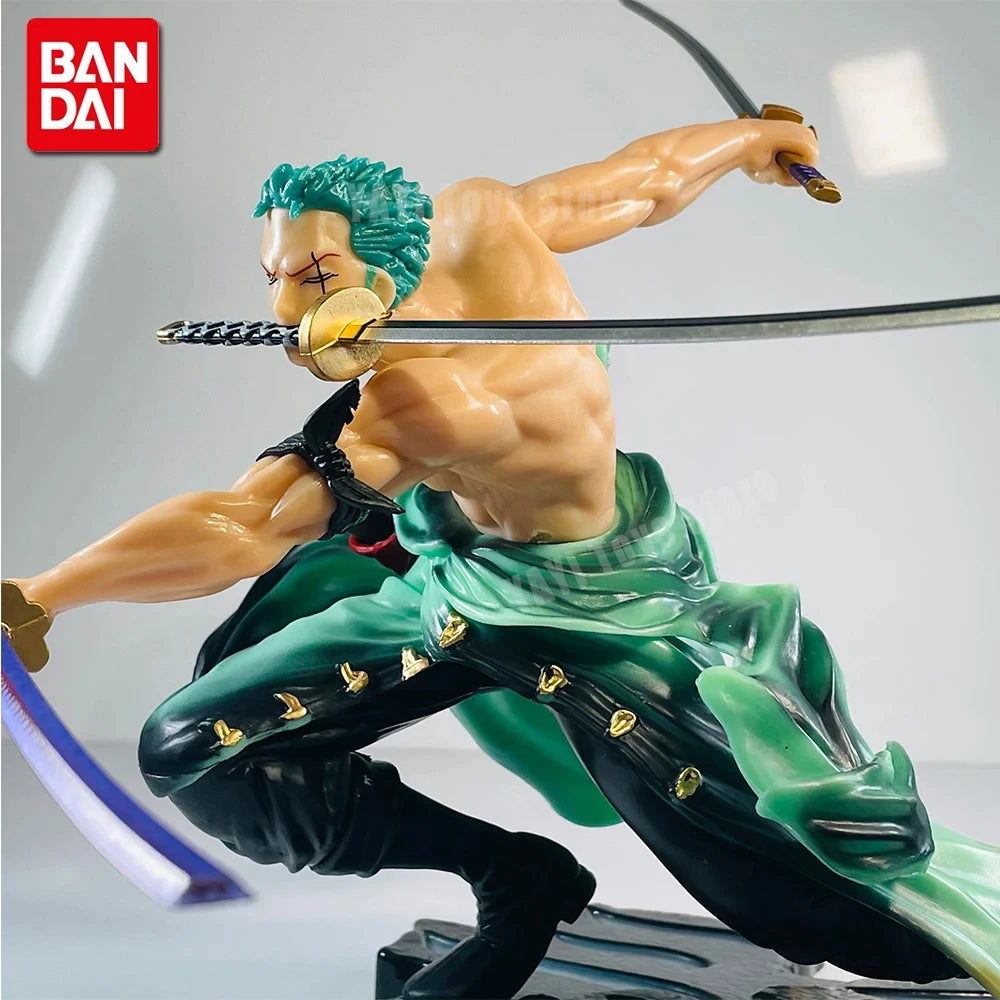Hot New One Piece Anime Figure Roronoa Zoro Three-blade Sa-maximum Manga Anime Statue Action Figure Collection Model