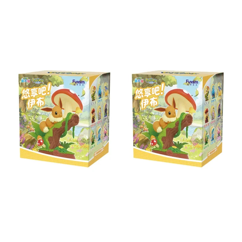 Funism Official Pokémon Eeveelution 3rd Blind Box Collectible Figure Desktop Decor Anime Peripheral Toy For Pokémon Fans