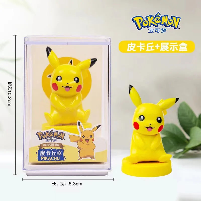 Pokemon Figures Set Toys Pikachu Full Set Official Doll Blind Box Squirtle Pokémon