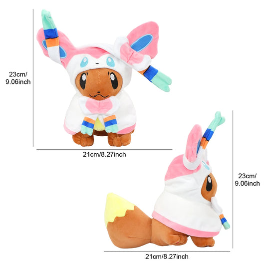 Eevee Cos Umbreon Espeon Jolteon Flareon Glaceon Vaporeon Sylveon Leafeon Plush Toys Stuffed Soft Stuffed Animal Plushies 20CM