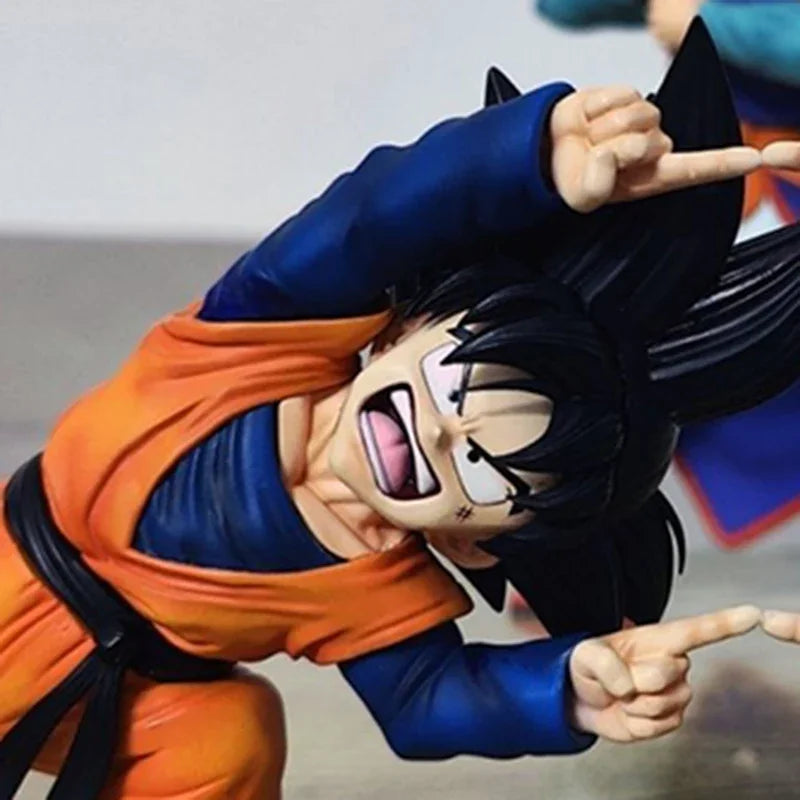 10cm Dragon Ball Z Anime Son Goten Figure Gotenks Trunks Combined Body Action Figures PVC Statue Collection Model Toys Gifts
