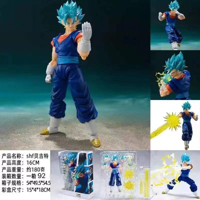 SHF Dragon Ball Vegetto Articulated PVC Action Figure Collectible Toys 15cm