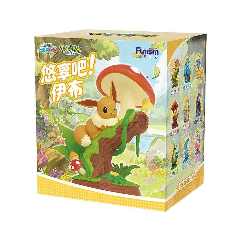 Funism Official Pokémon Eeveelution 3rd Blind Box Collectible Figure Desktop Decor Anime Peripheral Toy For Pokémon Fans