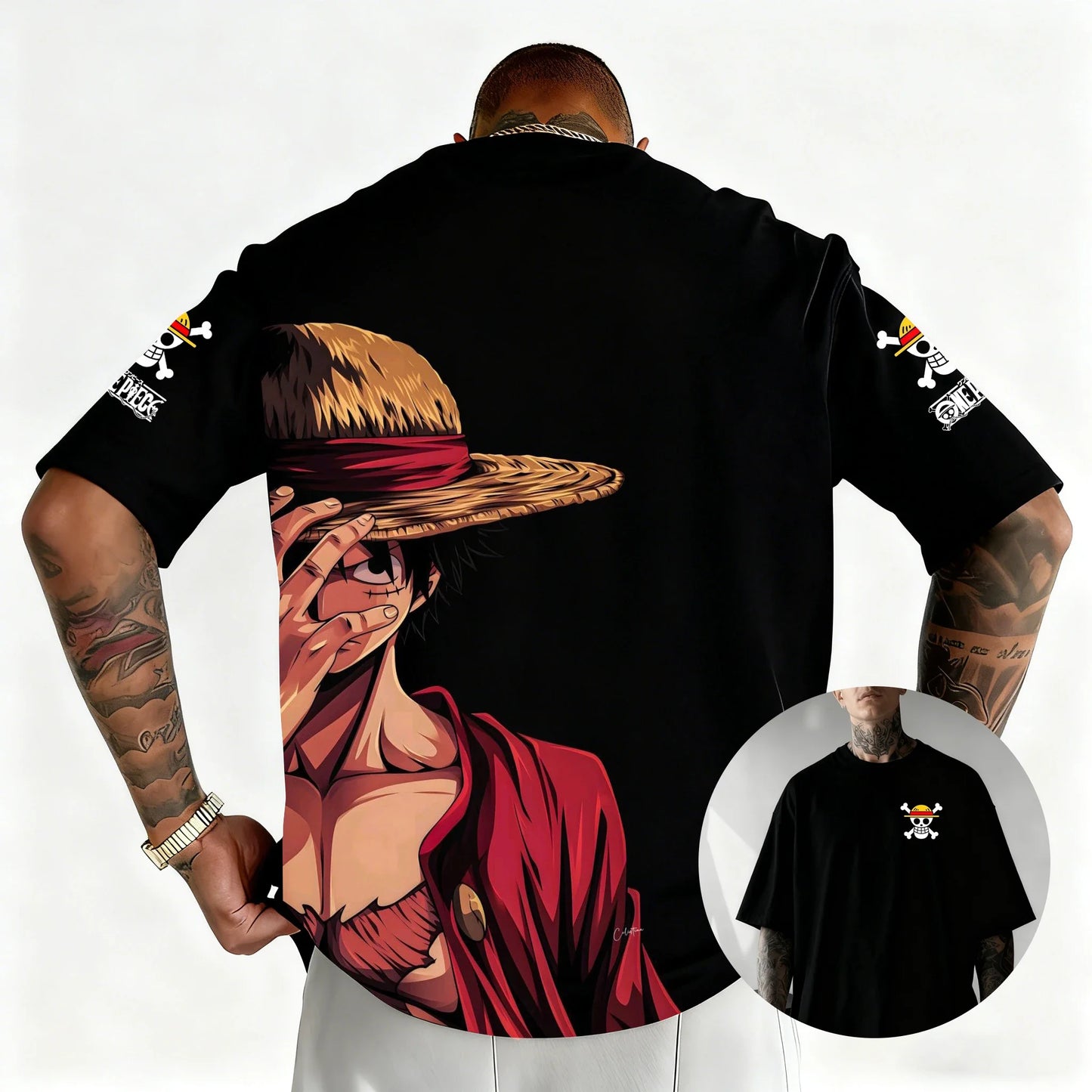 One Piece Japanese Anime Printed Men's T-Shirt Roronoa Zoro Boy Children's Harajuku Short Sleeve Kids Luffy T-shirt Clothing
