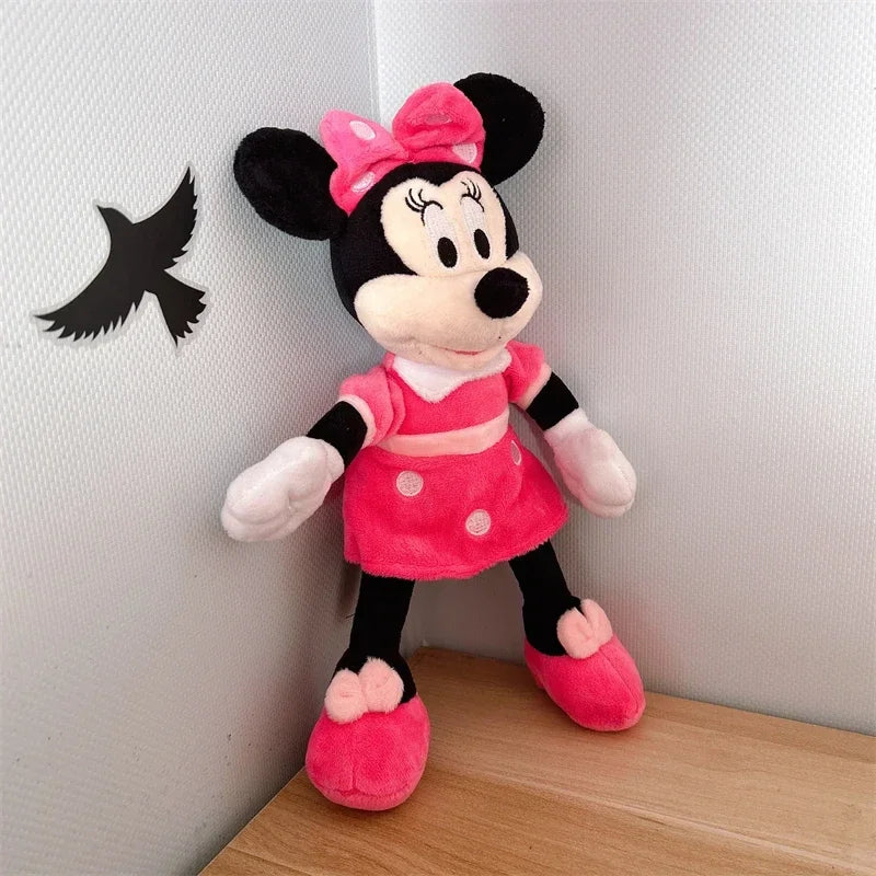 High Quality Mickey Minnie Plush Toy Lovely Stuffed Anime Pluto Goofy Daisy Donald Duck Plushies Cuddly Doll Home Decor Gift