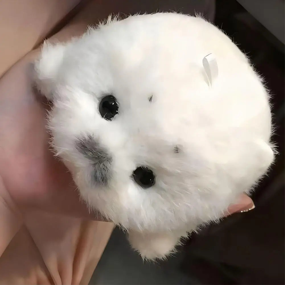 Cute Seals Plush Keychain Soft Kawaii Seal Plushie Animal Pendant Car Ornaments Fashion Stuffed Doll Keyring Car Key Accessories