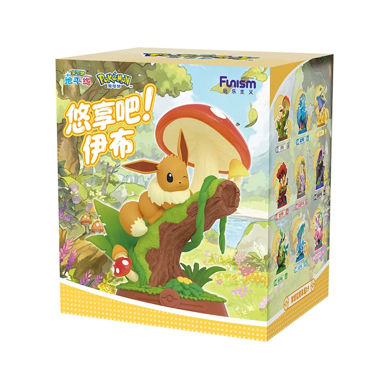 Anime Pokémon Funism Official Enjoy Eevee Series Blind Box Vol 3 Adorable Toy Figurine Decorative Figures Great  Surprise Gift