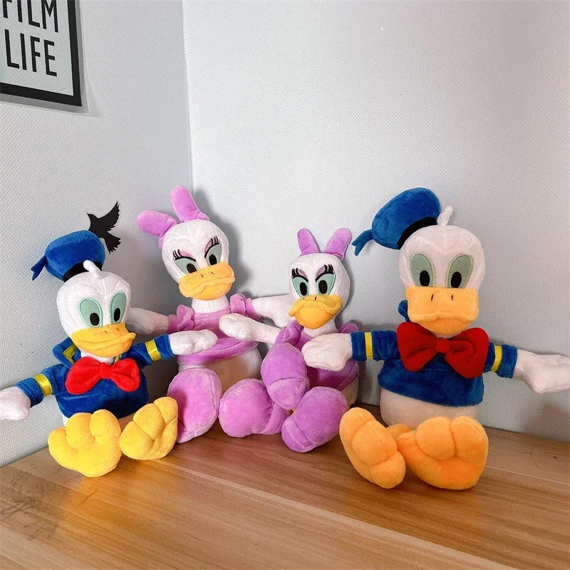 High Quality Mickey Minnie Plush Toy Lovely Stuffed Anime Pluto Goofy Daisy Donald Duck Plushies Cuddly Doll Home Decor Gift