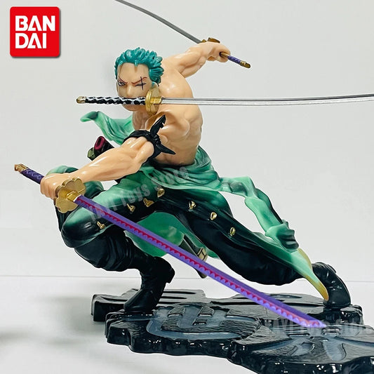 Hot New One Piece Anime Figure Roronoa Zoro Three-blade Sa-maximum Manga Anime Statue Action Figure Collection Model