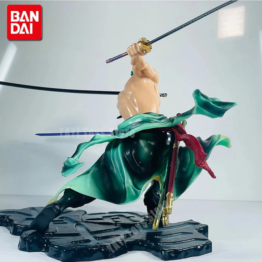 Hot New One Piece Anime Figure Roronoa Zoro Three-blade Sa-maximum Manga Anime Statue Action Figure Collection Model