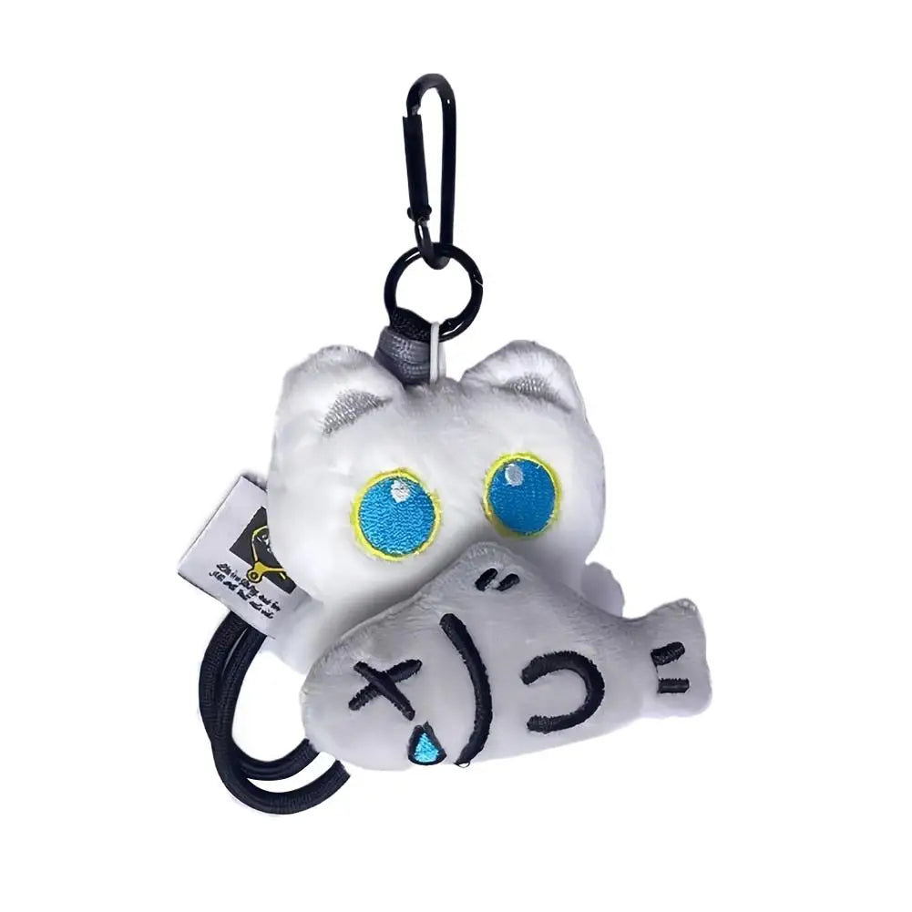 Cute Seals Plush Keychain Soft Kawaii Seal Plushie Animal Pendant Car Ornaments Fashion Stuffed Doll Keyring Car Key Accessories