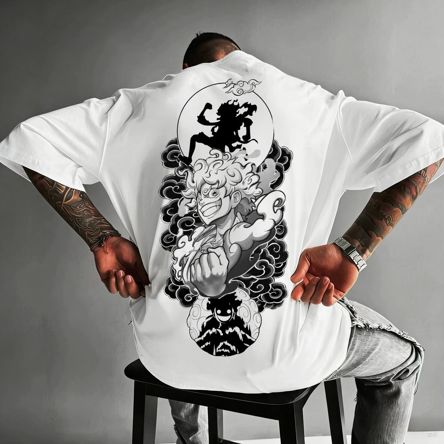 One Piece Japanese Anime Printed Men's T-Shirt Roronoa Zoro Boy Children's Harajuku Short Sleeve Kids Luffy T-shirt Clothing